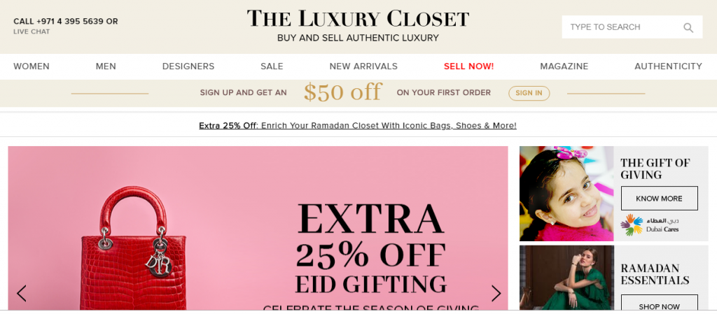 The Luxury Closet (Dubai, UAE) - Contact Phone, Address